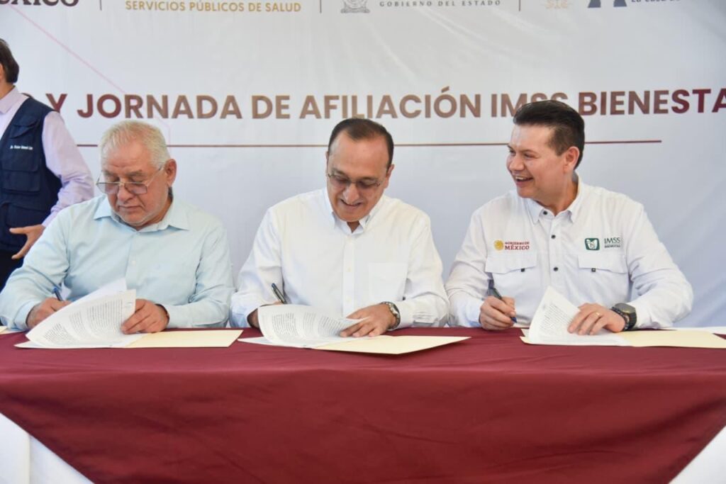 Firman Convenio de Afiliación IMSS-Bienestar